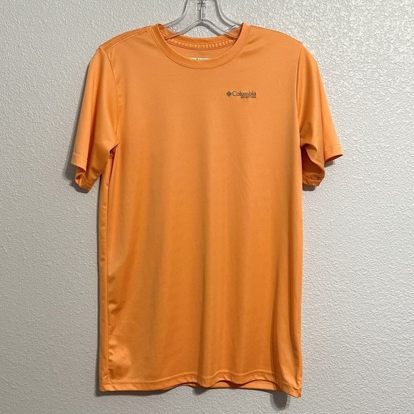 Columbia PFG Terminal Tackle Hooked Short Sleeve Orange T-Shirt Women’s Size XL - Picture 1 of 8